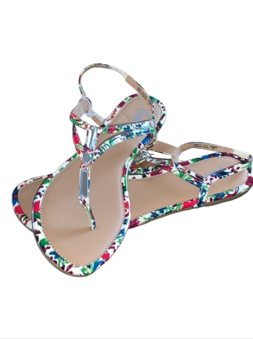 Fioni Floral Sandals Sz 9